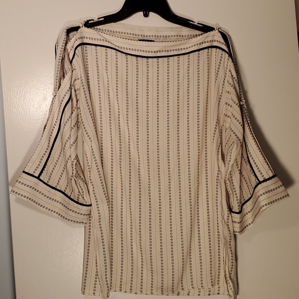 3/4 sleeve striped blouse from Ann Taylor